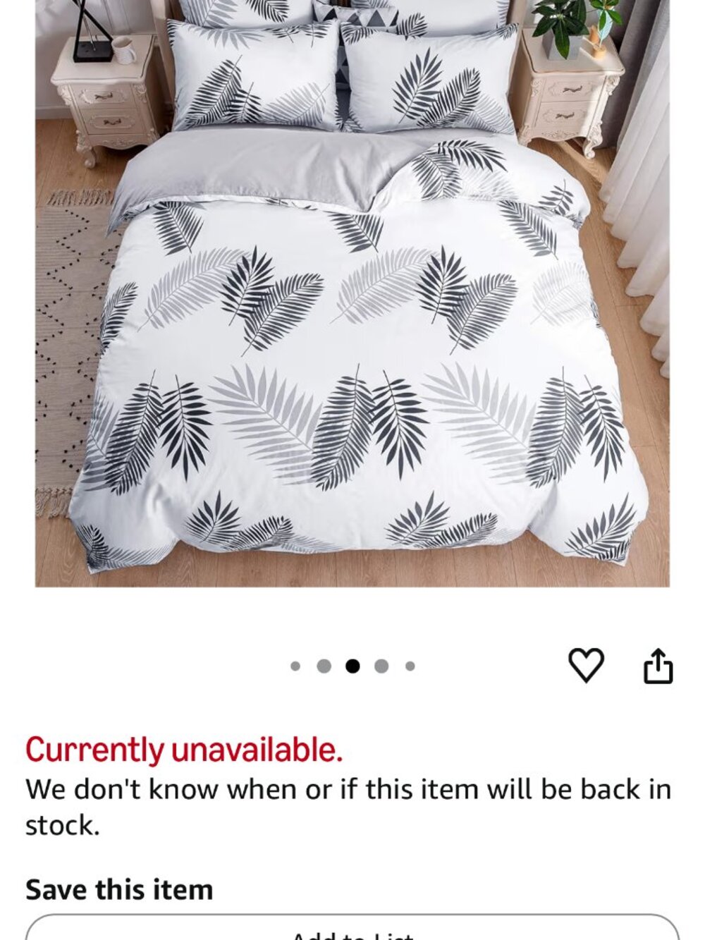 Duvet Cover Queen size NWT